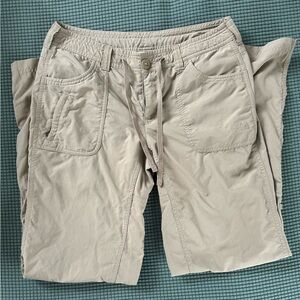 The North Face Lightweight Pants Outdoor Hiking Cargo Waist Tie US 4 / 16” waist